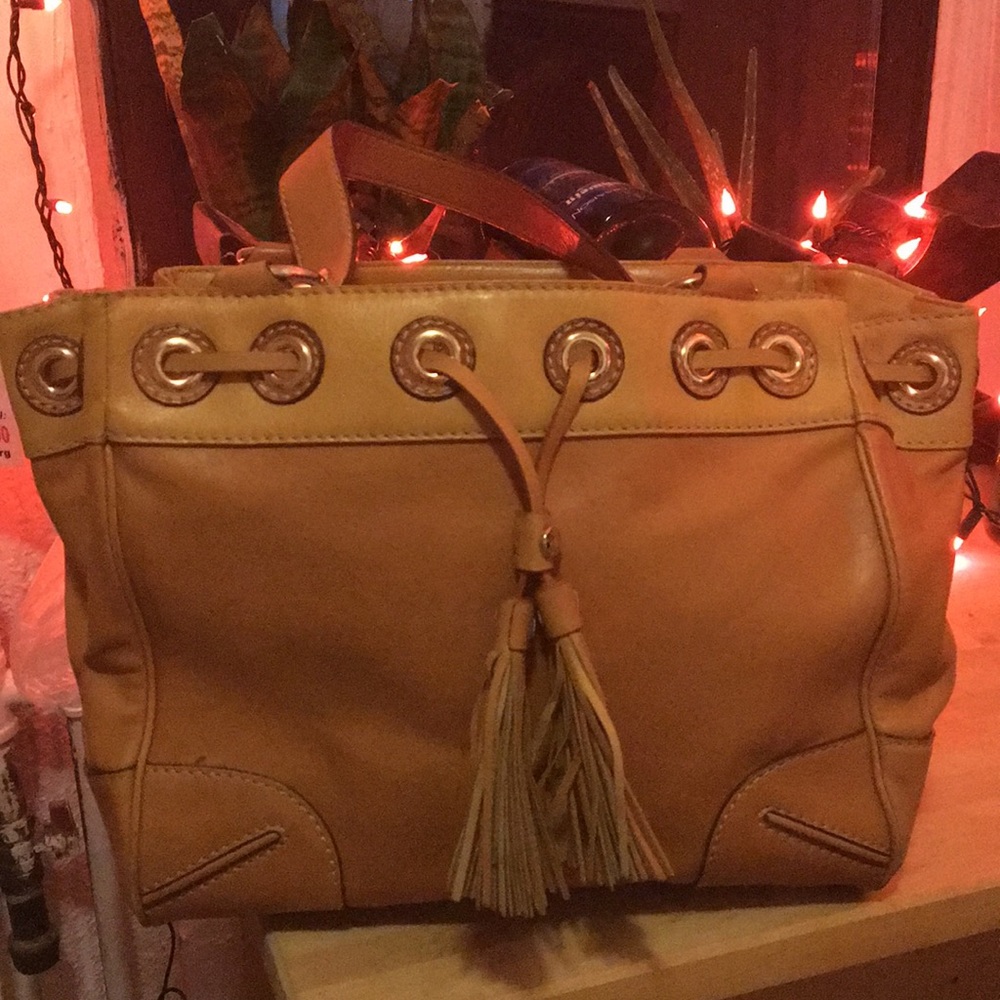 Michael by Michael Kors Tan Leather Purse